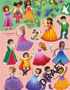 Usborne Verlag Stickerhefte*Mein funkelndes Stickerbuch: Prinzessinnen