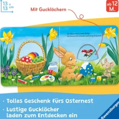 Kinder Ravensburger Verlag 0-3 Jahre-Mein Gucklochbuch: Frohe Ostern