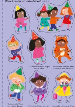 Mein Immer-wieder-Stickerbuch: Körper, Sinne und Gefühle*Usborne Verlag Outlet