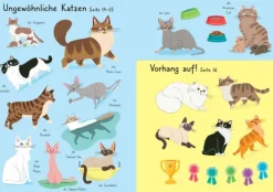 Usborne Verlag Stickerhefte-Mein Immer-wieder-Stickerbuch: Meine liebsten Katzen