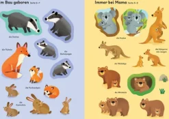 Usborne Verlag Stickerhefte-Mein Immer-wieder-Stickerbuch: Tierkinder
