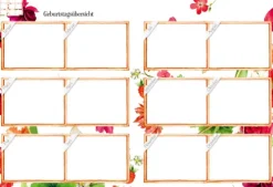 Coppenrath Geburtstagskalender-Mein Jahr 2027 - rot