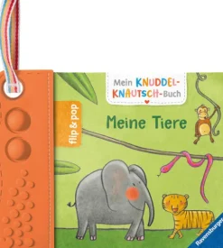 Mein Knuddel-Knautsch-Buch: flip&pop. Meine Tiere*Ravensburger Verlag New