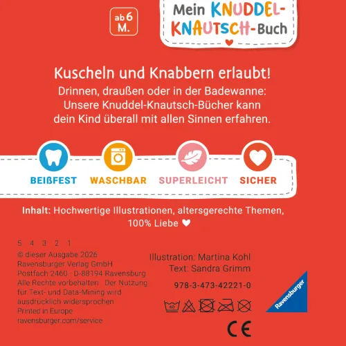 Mein Knuddel-Knautsch-Buch: Meine Feuerwehr*Ravensburger Verlag Clearance