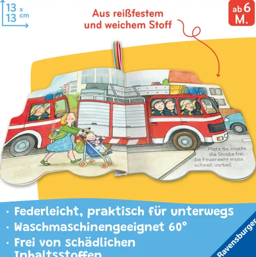 Mein Knuddel-Knautsch-Buch: Meine Feuerwehr*Ravensburger Verlag Clearance