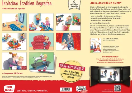 Don Bosco Medien GmbH Lesen & Geschichten-Mein Körper gehört mir! Kamishibai Bildkartenset