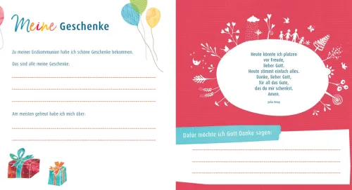 Meine Erstkommunion Erinnerungsalbum Regenbogen*Herder Verlag GmbH Clearance