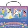 Meine glitzernden Anziehpuppen-Stickerbücher mini: Magische Welten*Usborne Verlag Clearance