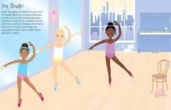 Usborne Verlag Stickerhefte-Meine glitzernden Anziehpuppen-Stickerbücher mini: Im Ballett, Feen, Freundinnen und Prinzessinnen