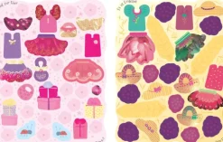 Usborne Verlag Stickerhefte-Meine glitzernden Anziehpuppen-Stickerbücher mini: Im Ballett, Feen, Freundinnen und Prinzessinnen