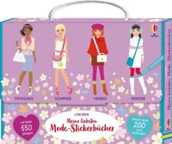 Usborne Verlag Stickerhefte-Meine liebsten Mode-Stickerbücher