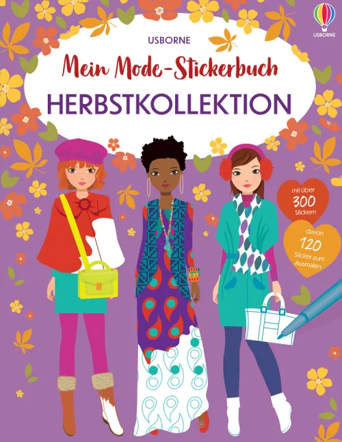Usborne Verlag Stickerhefte-Meine liebsten Mode-Stickerbücher