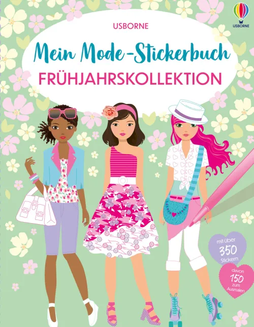 Usborne Verlag Stickerhefte-Meine liebsten Mode-Stickerbücher
