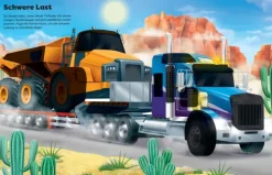 Usborne Verlag Stickerhefte*Meine Sticker-Trucks METALLIC