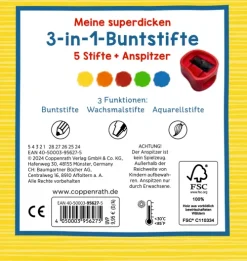 Meine superdicken 3-in-1-Buntstifte*Coppenrath