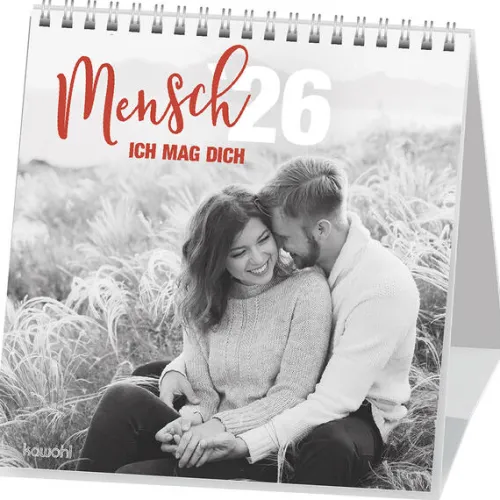 Kawohl Postkartenkalender-Mensch, ich mag dich 2026