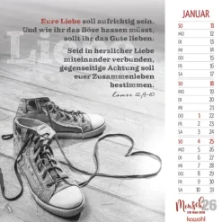 Kawohl Postkartenkalender-Mensch, ich mag dich 2026