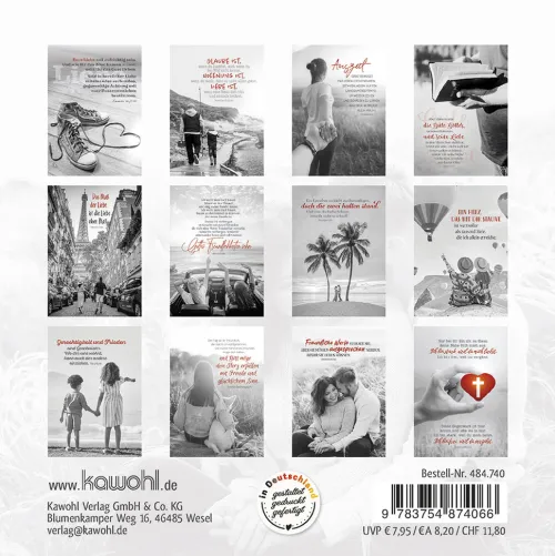 Kawohl Postkartenkalender-Mensch, ich mag dich 2026