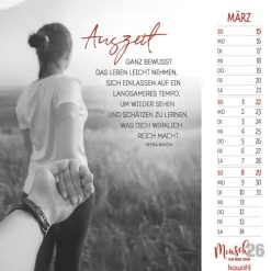 Kawohl Postkartenkalender-Mensch, ich mag dich 2026