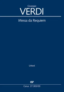 Messa da Requiem (Klavierauszug)*Carus-Verlag Stuttgart New