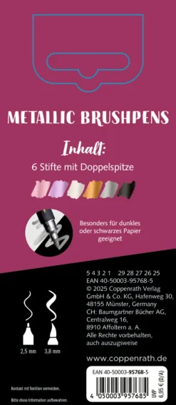 Metallic Brushpens (Beere)*Coppenrath Hot