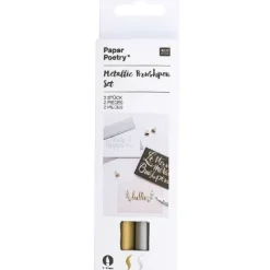 Metallic Brushpens Set Gold Silber*RICO-Design tap Discount