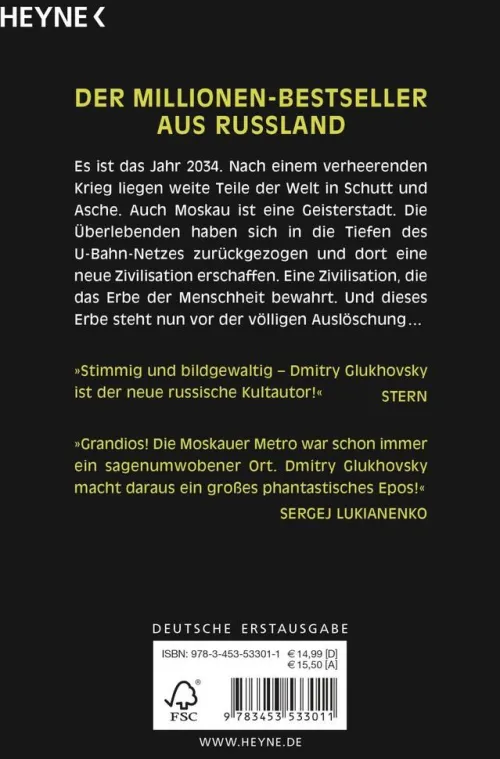 Heyne Taschenbuch Nahe Zukunft-Metro 2034