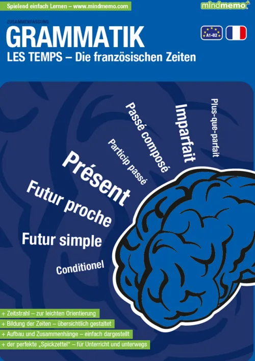 phiep Verlag Mittlere Reife·Fremdsprachen*mindmemo Lernfolder - Les temps - Die französischen Zeiten - Zusammenfassung