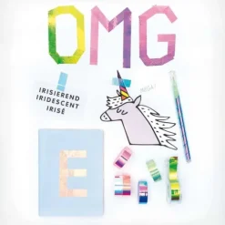 Mini Mirror Tape Set, Weiss/Pink*RICO-Design tap Sale