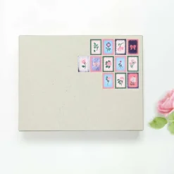 Rico Design GmbH & Co.KG Hobby & Lifestyle-Mini Sticker La vie en Rose, Briefmarken FSC MIX, 120 Stk