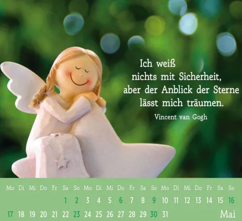 Groh Verlag Kommunion & Konfirmation-Mini-Kalender 2027: Der kleine Schutzengelkalender