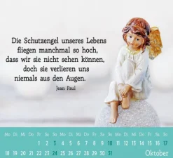 Groh Verlag Kommunion & Konfirmation-Mini-Kalender 2027: Der kleine Schutzengelkalender