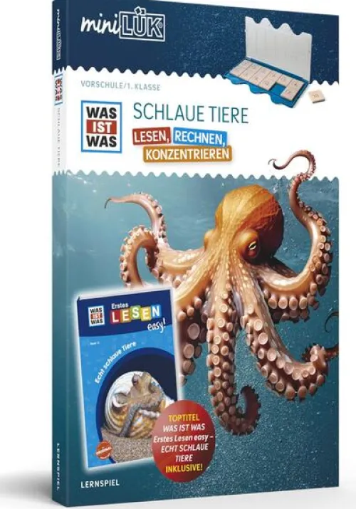 miniLÜK-Set. WAS IST WAS Schlaue Tiere Lesen, Rechnen, Konzentrieren Vorschule*Westermann Lernwelten Online