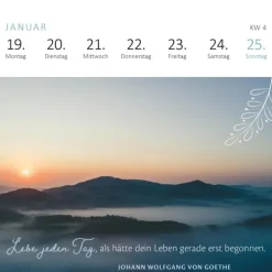 ars edition Wochenkalender-Mini-Wochenkalender Gelassenheit 2026