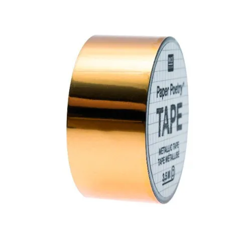 Mirror Metallic Tape, Gold*RICO-Design tap Hot