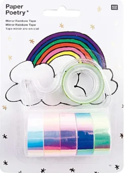 RICO-Design tap Klebstoff & Klebebänder*Mirror Rainbow Tape Set
