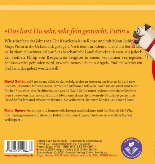 Argon Verlag GmbH Krimis & Thriller·Weibliche Ermittler|Krimis & Thriller·Humor-Miss Merkel: Mord in der Uckermark