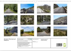 Calvendo Wandkalender*Mit dem Rennrad auf Mallorca (Wandkalender 2026 DIN A3 quer), Monatskalender
