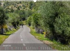 Calvendo Wandkalender*Mit dem Rennrad auf Mallorca (Wandkalender 2026 DIN A3 quer), Monatskalender