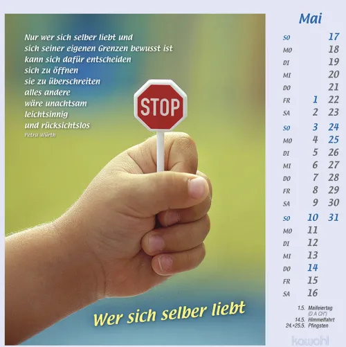 Kawohl Postkartenkalender*Mit Hand und Fuß 2026