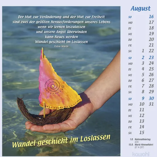 Kawohl Postkartenkalender*Mit Hand und Fuß 2026
