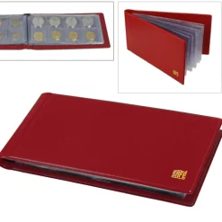 SAFE Schwäbische Albumfab Hobby & Lifestyle-Münzen Taschenalbum Einband rot