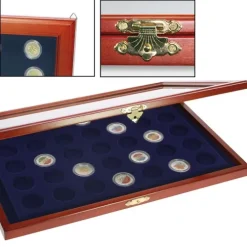 SAFE Schwäbische Albumfab Hobby & Lifestyle*Münzen-Vitrinen für 2-Euro-Münzen in Kapseln