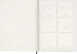 Moleskine 15 Monate Essential Wochenkalender 2025/2026, 1 Wo = 2 Seiten, vertikal, XXL, fester Einband, Schwarz*Moleskine Germany GmbH New