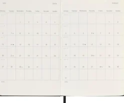 Moleskine Germany GmbH Wochenkalender*Moleskine 18 Monate Wochenkalender 2025/2026, P/A6, 1 Wo = 2 Seiten, Horizontal, Fester Einband, Schwarz