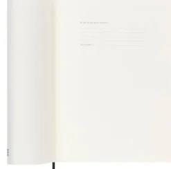 Moleskine Germany GmbH Wochenkalender*Moleskine 18 Monate Wochenkalender 2025/2026, XL, 1 Wo = 1 Seite, Rechts Linierte Seite, Weicher Einband, Schwarz