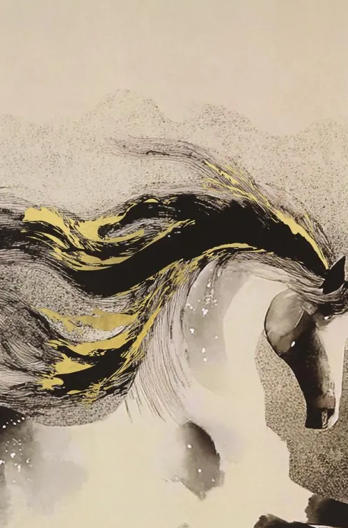 Moleskine Das Jahr des Pferdes Notizbuch L/A5, liniert, fester Einband, Kalligrafie, mit Box*Moleskine Germany GmbH Discount