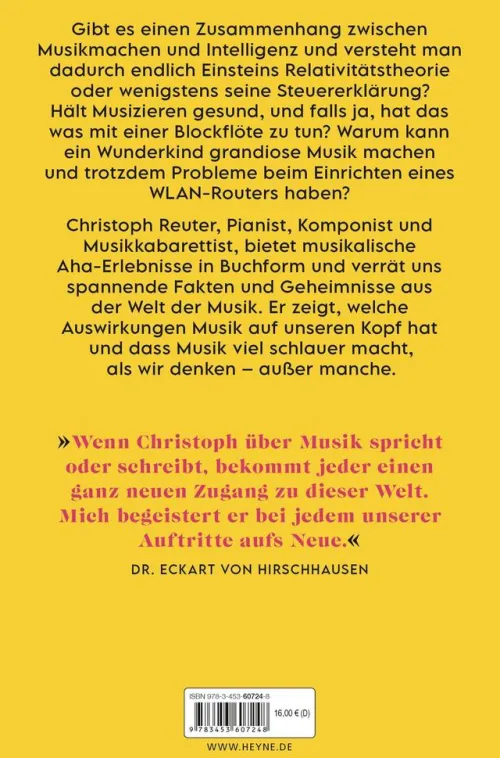 Musik macht schlau - außer manche*Heyne Taschenbuch Best