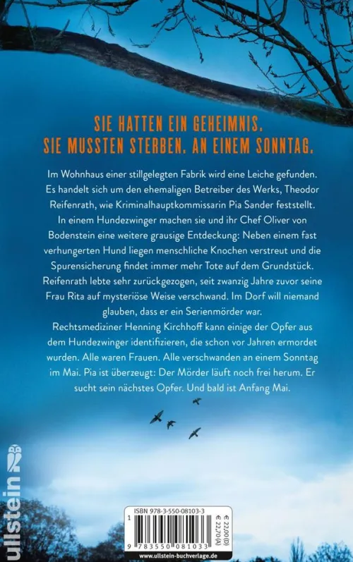 Ullstein Buchverlage Weibliche Ermittler|Polizeiarbeit & Forensik-Muttertag (Ein Bodenstein-Kirchhoff-Krimi 9)