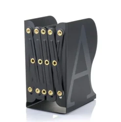 Bookchair Vertrieb Lesen & Geschichten*MyLibrary Flexibles A-Z Metall-Buchregal (schwarz)